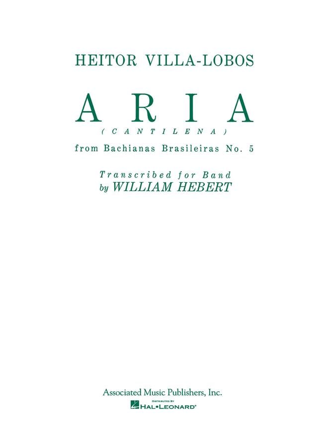 Aria (cantilena) from Bachianas Brasilieras No. 5